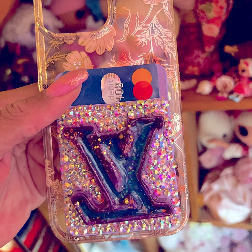 Bling Handmade Card Wallet for Phone or Accessory